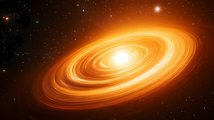 Obraz premium Pulsar in outer space - space wallpaper - generative ai. Quasar. Illustration