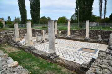 A view of the ancient city of Heraclea in Bitola, Macedonia