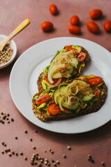 Avocado Vollkornbrot Sandwich