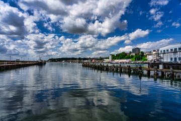Fototapeta premium Stadthafen Sassnitz
