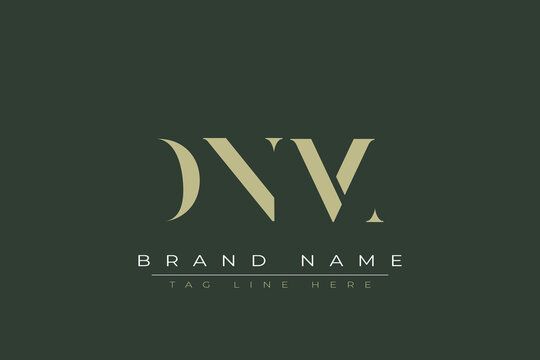 DNM abstract letter logo design. This logo is designed by three abstract letters. 