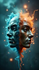 Surreal Dreamscape of Identity Struggle