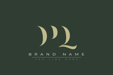 Obraz premium DPQ abstract letter logo design. This logo is designed by three abstract letters. 
