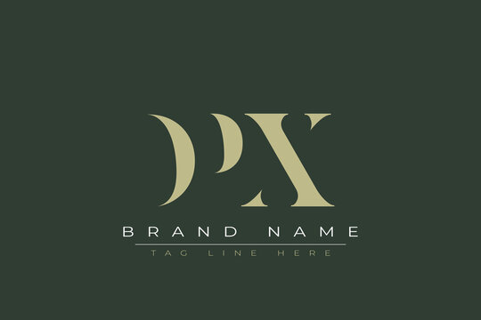 DPX abstract letter logo design. This logo is designed by three abstract letters. 