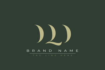DQD abstract letter logo design. This logo is designed by three abstract letters. 