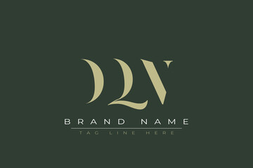DQN abstract letter logo design. This logo is designed by three abstract letters. 