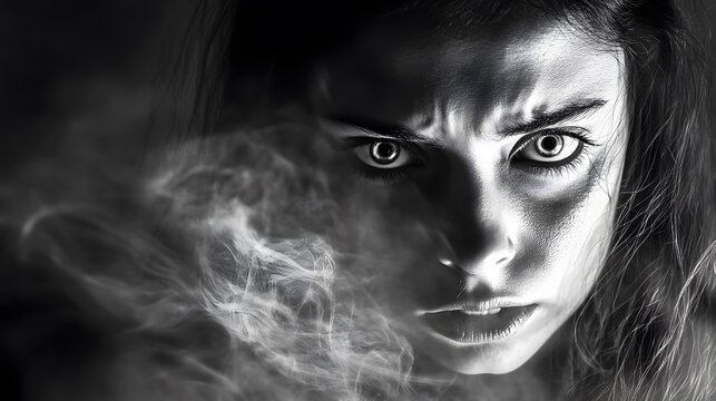 A Woman's Hypervigilance in a Dark Room