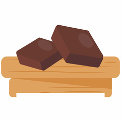  Yokan - Japanese New Year's dessert a stand.