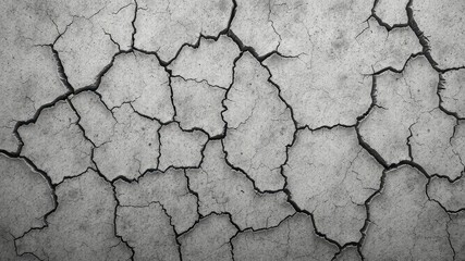 Fototapeta premium Abstract animated grunge texture with deep cracks and distressed surface, video, distressed