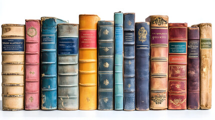 A Captivating Display of Colorful Books in Bright Covers Piled Together For Stunning Visual Appeal