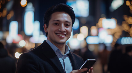 portrait of a person in the city