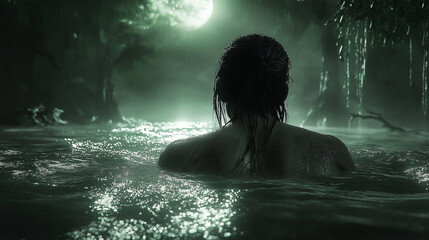 Moonlit Swamp Swim 