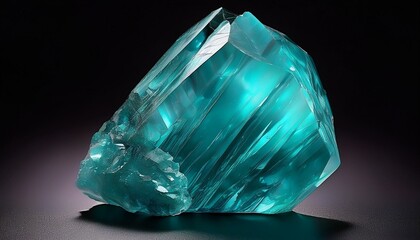 aquamarine on a black background