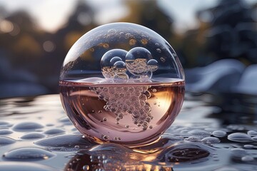 Modern Chemistry Discovering Bubbly Spheres and Elegant Liquid Orb Imaging Techniques