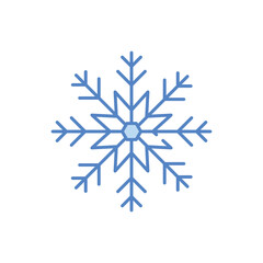 Snowflake vector icon