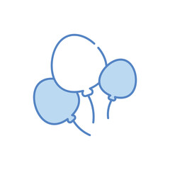 Balloons  vector icon