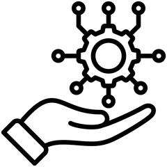Fototapeta premium Project Management Icon