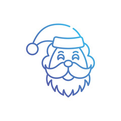 Santa Claus vector icon