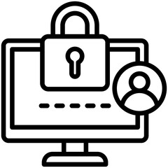 Fototapeta premium User Access Icon