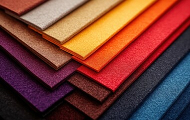 Polyester soundproof panels in various hues