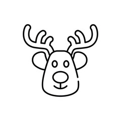 Reindeer vector icon
