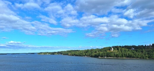 Beautiful sea and greeneries. 