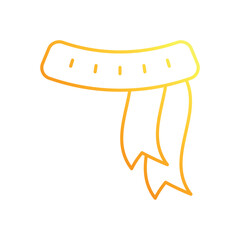 Scarf vector icon