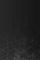 Geometric overlay design featuring low contrast elements for modern aesthetic appeal