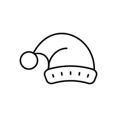 Santa hat vector icon