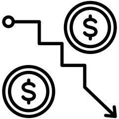 Economic Crisis Icon