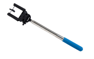 Selfie stick closeup isolated