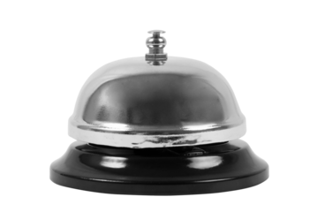 Silver bell isolated close up