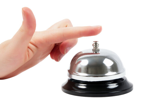 Silver bell isolated close up