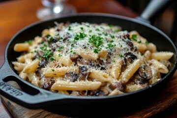 Creamy Mushroom Pasta Dish