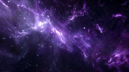 Obraz premium Purple Nebula: A Cosmic Dance of Light and Stardust