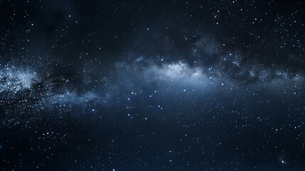 Obraz premium Celestial Canvas: A Night Sky Panorama