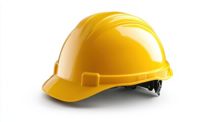 Fototapeta premium Yellow Hard Hat Safety Helmet 