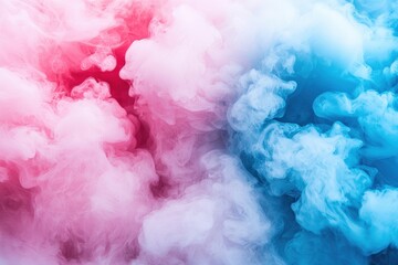 Fototapeta premium Beautiful Abstract Background Featuring Pink And Cyan Smoke