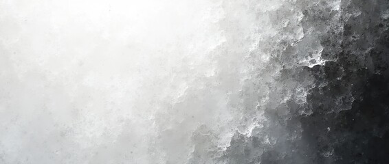 Abstract white and black textured background with a monochrome pattern. Light and dark reflections create a serene and decorative design.