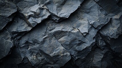 Dark Grey Rough Rock Surface Texture Background