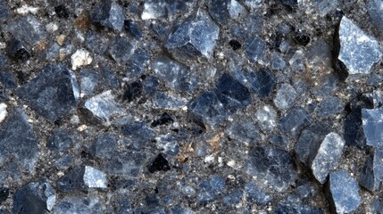Close Up View Of A Dark Gray Rock Texture