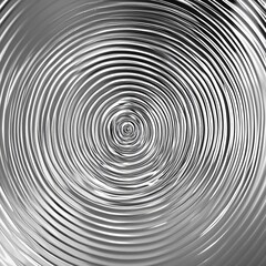 Drop impact: surface ripples in circles.