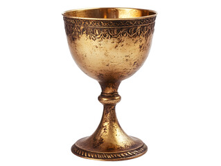 Elegant Vintage Gold Chalice with Intricate Design for Celebrations and Decor