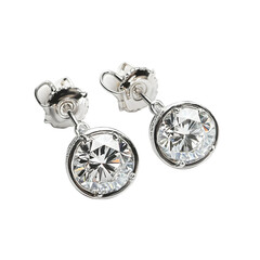 Elegant Diamond Stud Earrings  Luxury Jewelry  Brilliant Cut  Sparkle  Gift