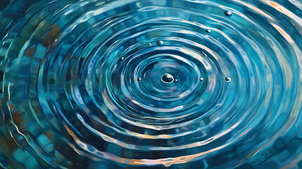 Closeup of calm, rippling blue water surface , water, blue, closeup, surface, texture, ripple, calming, abstract, aqua, peaceful. Rippling. Illustration