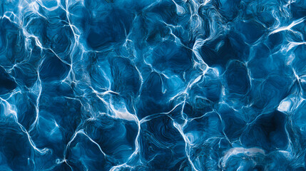 Obraz premium Closeup of rippling blue water surface, blue, water, surface, closeup, rippling, peaceful, calm, refreshing, aqua, liquid. Rippling. Illustration