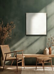 Serene Living Room Mockup 