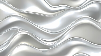 Obraz premium mesmerizing background metal silver