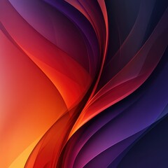 Obraz premium Colorful, abstract image with a purple and blue line that is curved.