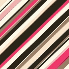 Obraz premium Black and white striped pattern with pink and white stripes.